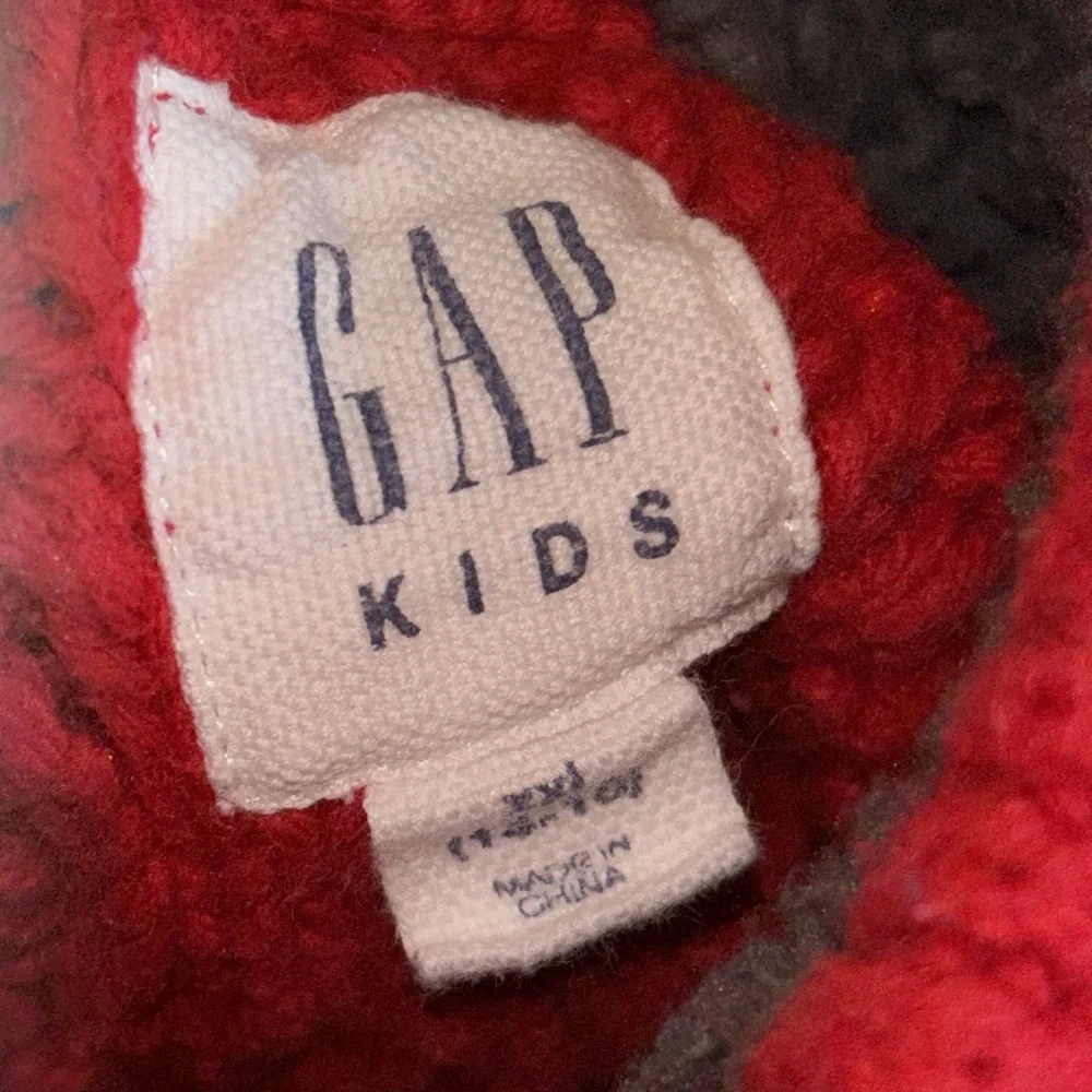 Boys Red Cable knit Sweater Large Boys Gap Red Holiday Sweater Boys Christmas